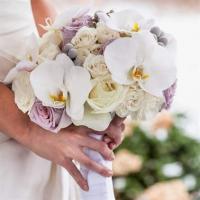 Свадебный букет с орхидей