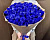 Синие розы 25 штук